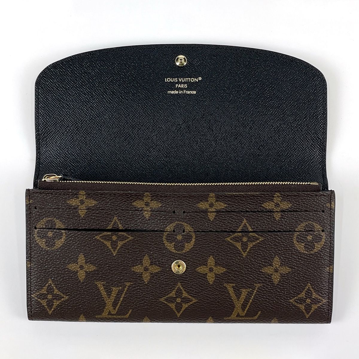Louis Vuitton Portefeuille Emily Wallet Monogram Reverse Brown — view 7