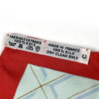 Hermes Carre 90 Wolfgang Amadeus Mozart Hymn to Scarf Silk Red Multicolor — view 2