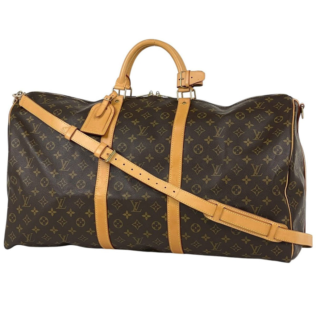Louis Vuitton Keepall Bandouliere 60 2-Way Boston Bag Monogram Brown