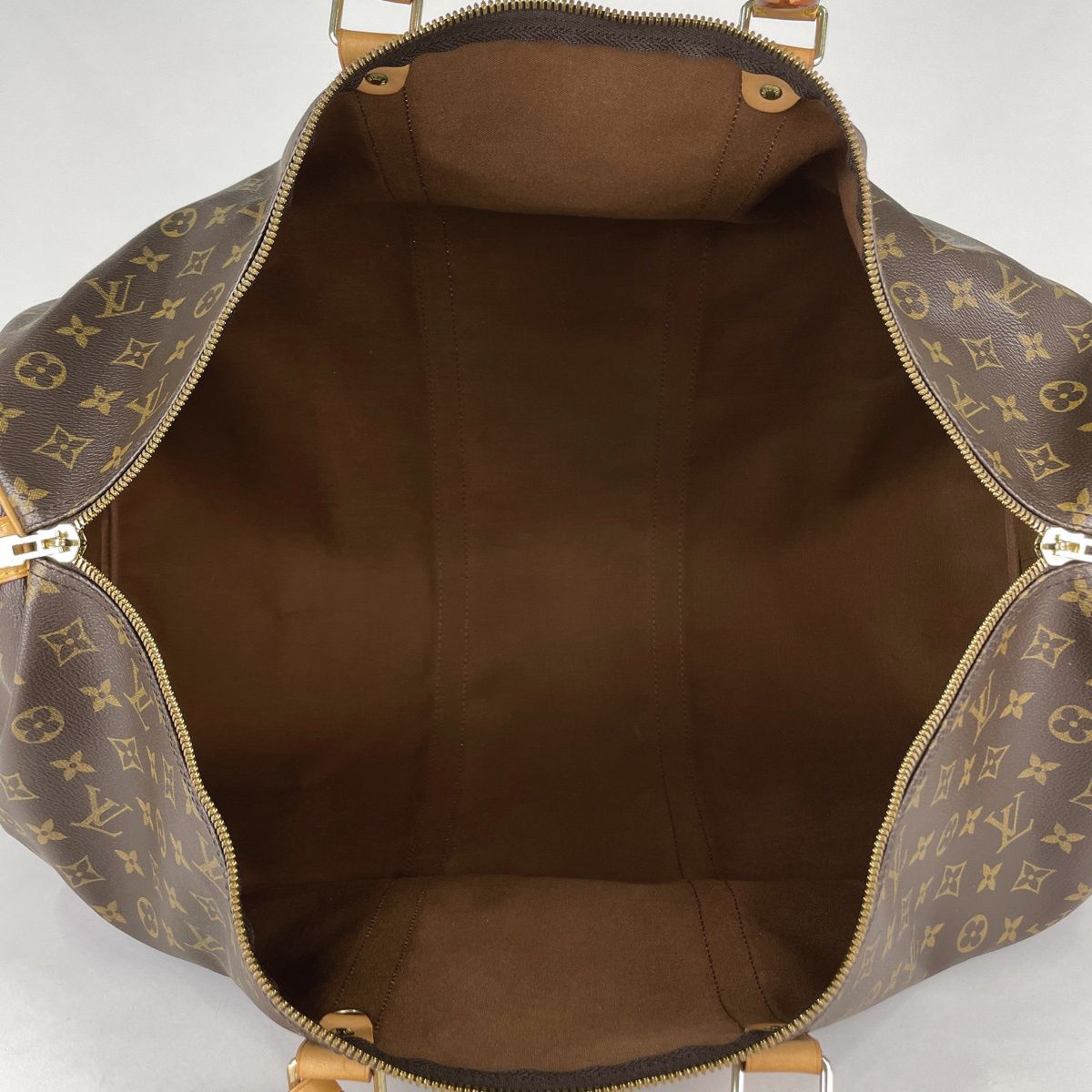 Louis Vuitton Keepall Bandouliere 60 2-Way Boston Bag Monogram Brown — view 9
