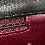 Chanel CC Logo Handbag Quilted Leather Black — view 8