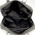 Saint Laurent Logo Tote Leather Gray — view 7