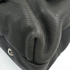 Saint Laurent Logo Tote Leather Gray — view 3