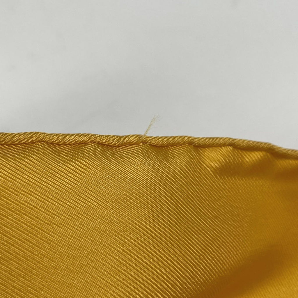 Hermes Carre 90 Lavoie Lactee Milky Way Scarf Silk Yellow Multicolor — view 5