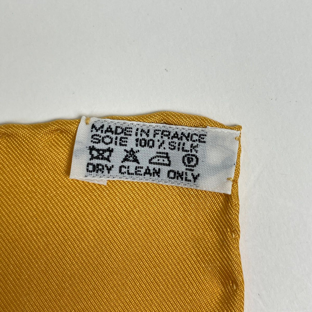 Hermes Carre 90 Lavoie Lactee Milky Way Scarf Silk Yellow Multicolor — view 2