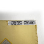Hermes Carre 90 Chevaiix de Trait Taima Scarf Silk Yellow Multicolor — view 2