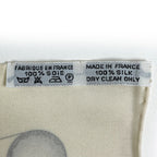 Hermes Carre 90 la Musique Des Spheres Music Played by Scarf Silk White — view 2