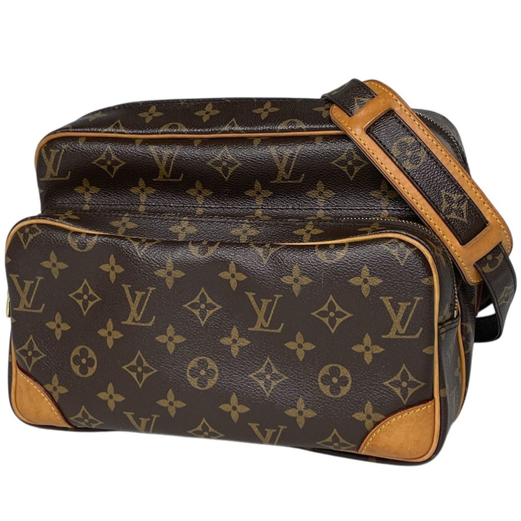 Louis Vuitton Nile Shoulder Bag Monogram Brown