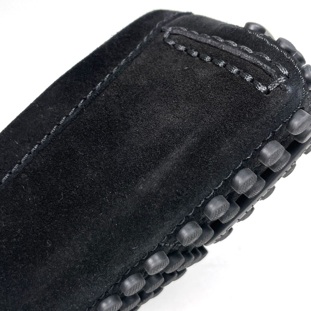 Louis Vuitton Monte Carlo Line Driving Shoes LV Leather Noir — view 5