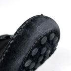 Louis Vuitton Monte Carlo Line Driving Shoes LV Leather Noir — view 7