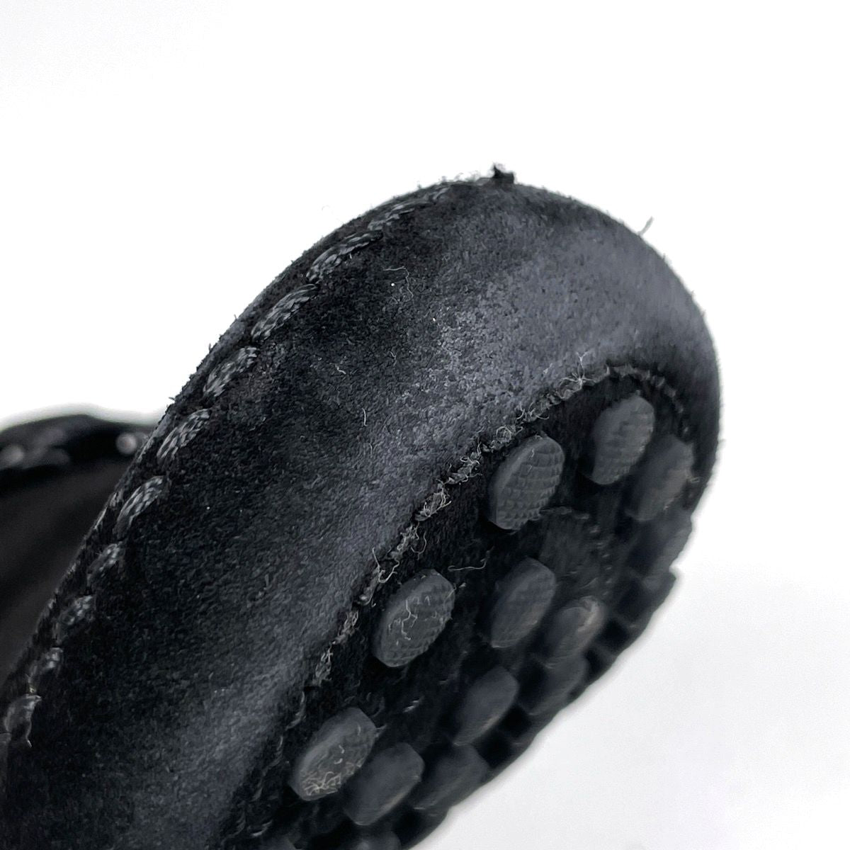 Louis Vuitton Monte Carlo Line Driving Shoes LV Leather Noir — view 7