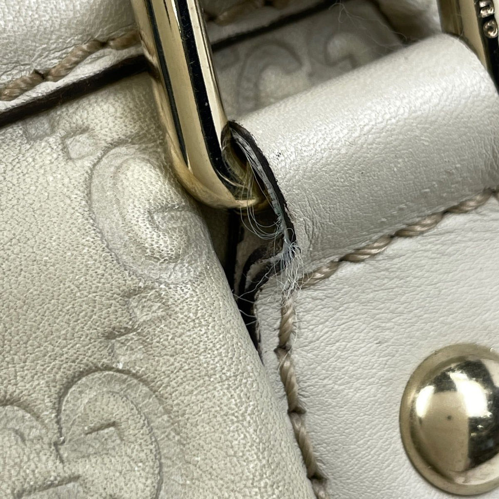 Gucci Guccissima Ski Handbag Signature Marais the Ivory — view 8