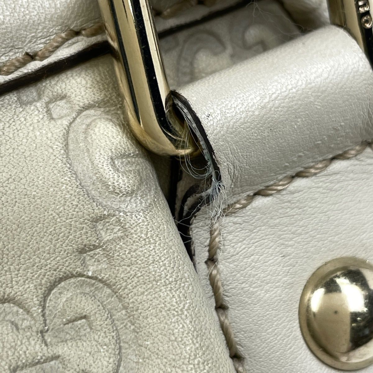 Gucci Guccissima Ski Handbag Signature Marais the Ivory — view 8