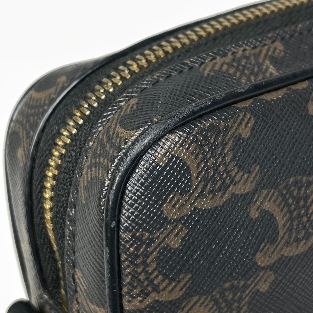 Celine Triomphe Messenger Bag Brown — view 5