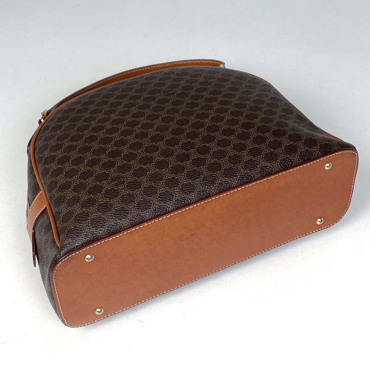Celine Macadam Handbag Brown — view 2