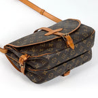 Louis Vuitton Saumur 30 Crossbody Shoulder Bag Monogram Brown — view 2