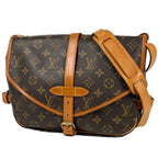 Louis Vuitton Saumur 30 Crossbody Shoulder Bag Monogram Brown