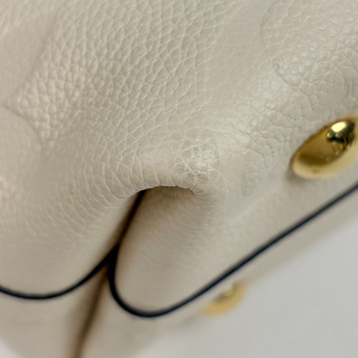 Louis Vuitton Carryall Zip NM PM Shoulder Bag Monogram Empreinte Cream — view 3
