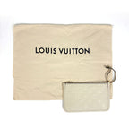Louis Vuitton Carryall Zip NM PM Shoulder Bag Monogram Empreinte Cream — view 8