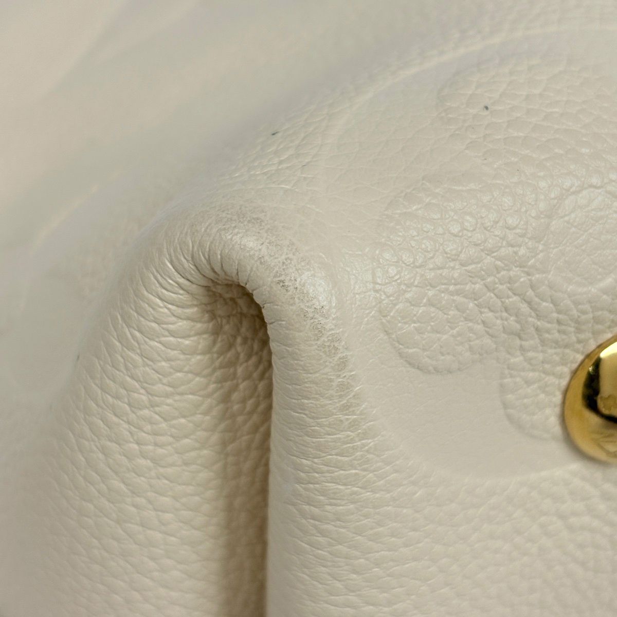 Louis Vuitton Carryall Zip NM PM Shoulder Bag Monogram Empreinte Cream — view 4