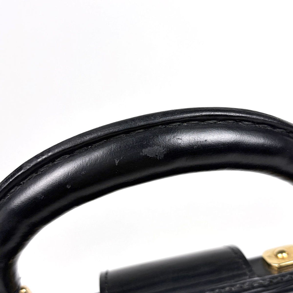 Louis Vuitton Serviette Fermoir Briefcase Doctor Bag Business Epi Noir — view 7