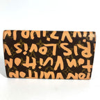 Louis Vuitton Wallet Pochette Porte-Monnaie Cles Monogram Graffiti Canvas Orange — view 7