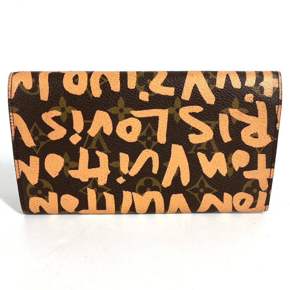 Louis Vuitton Wallet Pochette Porte-Monnaie Cles Monogram Graffiti Canvas Orange — view 2