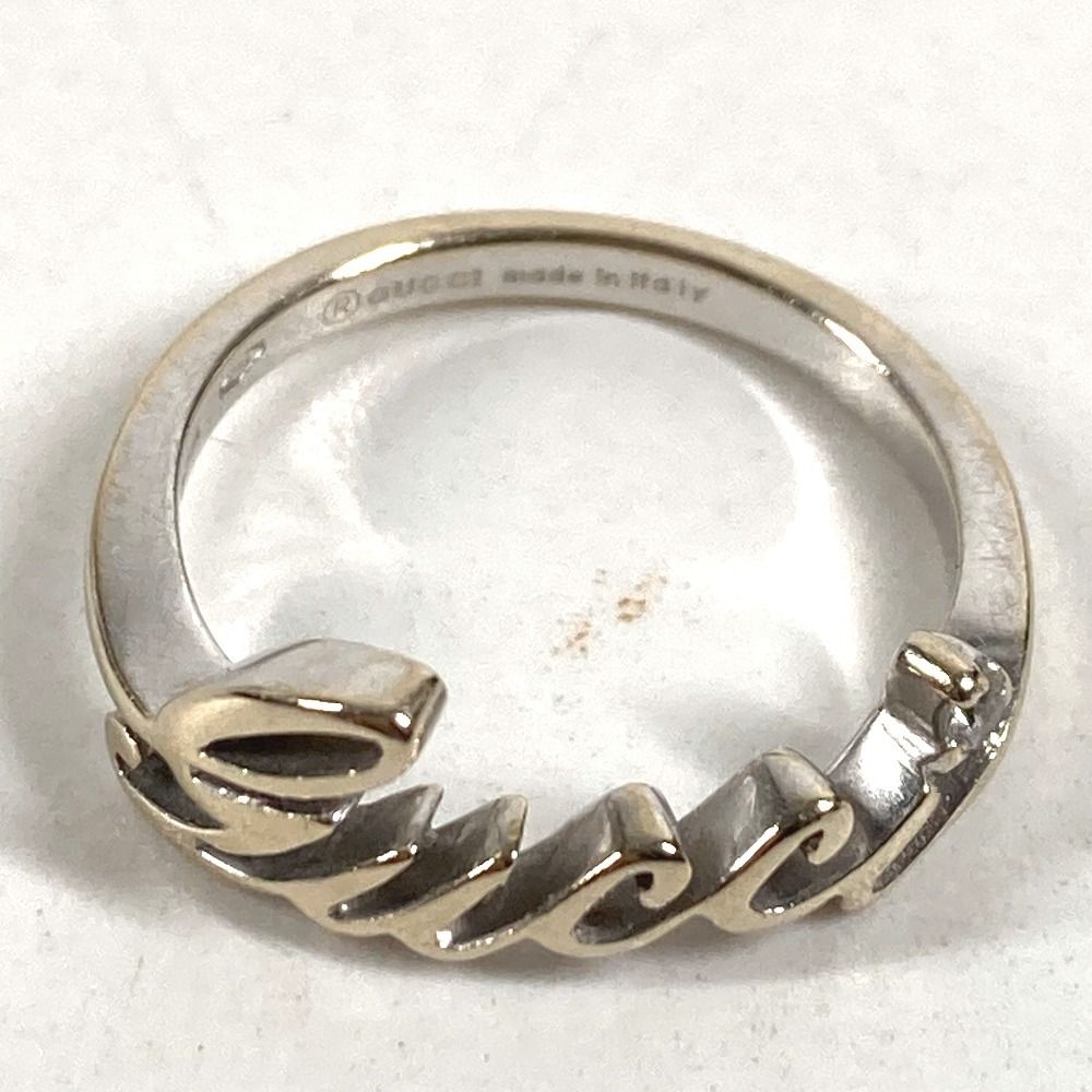 Gucci Ring Logo Diamond Silver — view 2