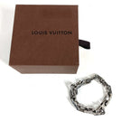 Louis Vuitton Bracelet Chain Monogram Metal Silver — view 7