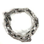 Louis Vuitton Bracelet Chain Monogram Metal Silver