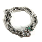 Louis Vuitton Bracelet Chain Monogram Metal Silver — view 2