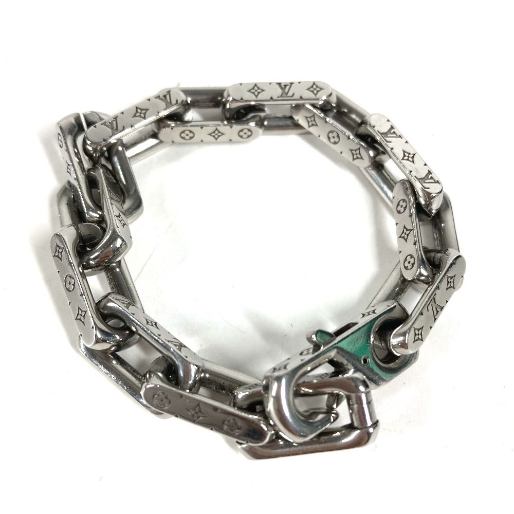 Louis Vuitton Bracelet Chain Monogram Metal Silver — view 2