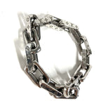 Louis Vuitton Bracelet Chain Monogram Metal Silver — view 3