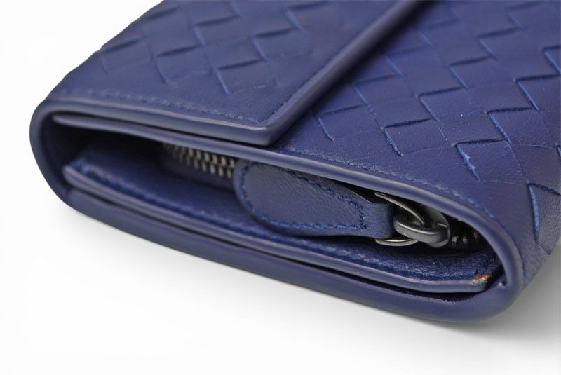 Bottega Veneta Wallet Continental Dark Purple — view 5