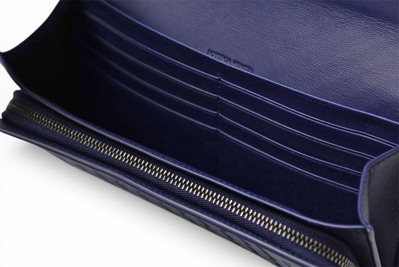 Bottega Veneta Wallet Continental Dark Purple — view 8