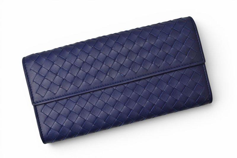 Bottega Veneta Wallet Continental Dark Purple — view 2