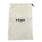 Fendi Shoulder Strap White Blue Multi Studs Flower Leather — view 5