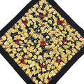 Hermes Scarf Carre 90 Black Gold Red I'arbre de Soie
