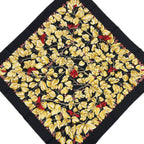 Hermes Scarf Carre 90 Black Gold Red I'arbre de Soie
