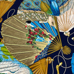 Hermes Scarf Carre 90 Dark Brown Multi Brise de Charme — view 4