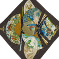 Hermes Scarf Carre 90 Dark Brown Multi Brise de Charme