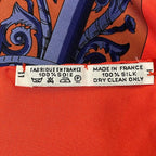 Hermes Scarf Carre 90 Red Multi L'atlantide — view 3