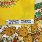 Hermes Scarf Carre 90 Yellow Light Gray Multi le Paradis du — view 3