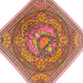Hermes Scarf Carre 90 Pink Orange Multi Lumieres de Paris