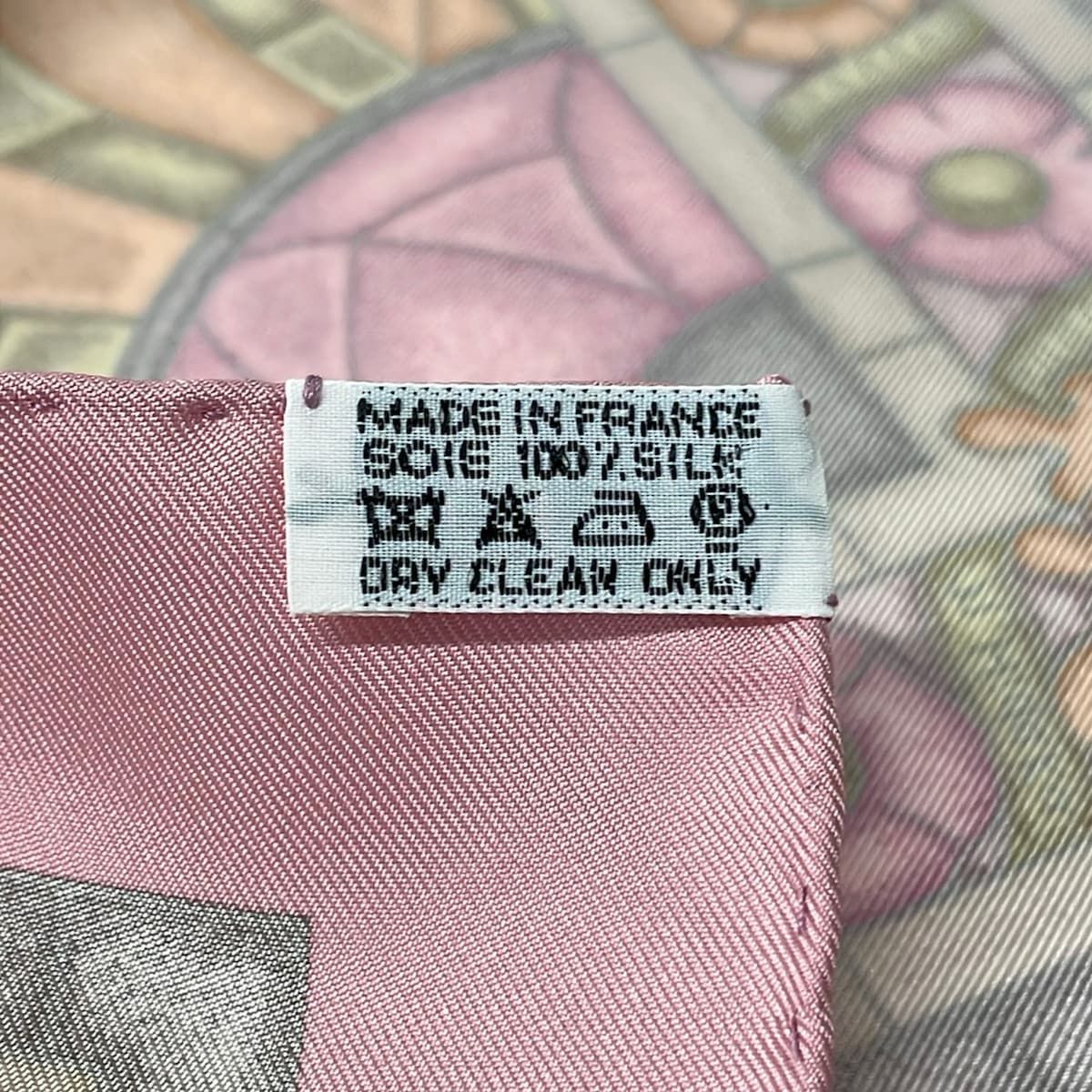 Hermes Scarf Carre 90 Pink Orange Multi Lumieres de Paris — view 3
