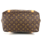 Louis Vuitton Shoulder Bag Sac Shopping Monogram Canvas Brown — view 5