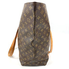 Louis Vuitton Shoulder Bag Sac Shopping Monogram Canvas Brown — view 4