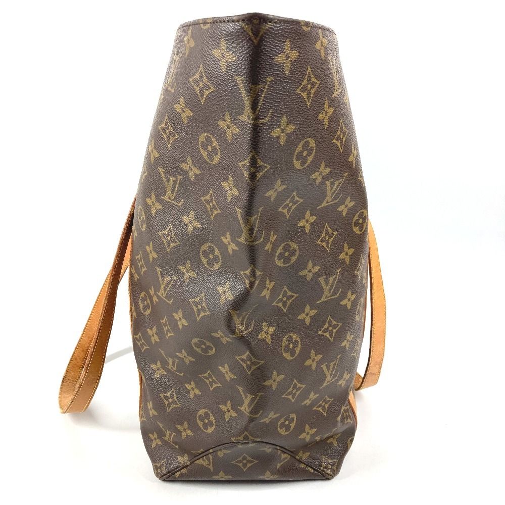 Louis Vuitton Shoulder Bag Sac Shopping Monogram Canvas Brown — view 4