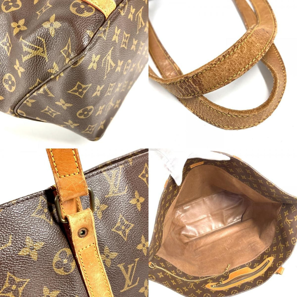 Louis Vuitton Shoulder Bag Sac Shopping Monogram Canvas Brown — view 7