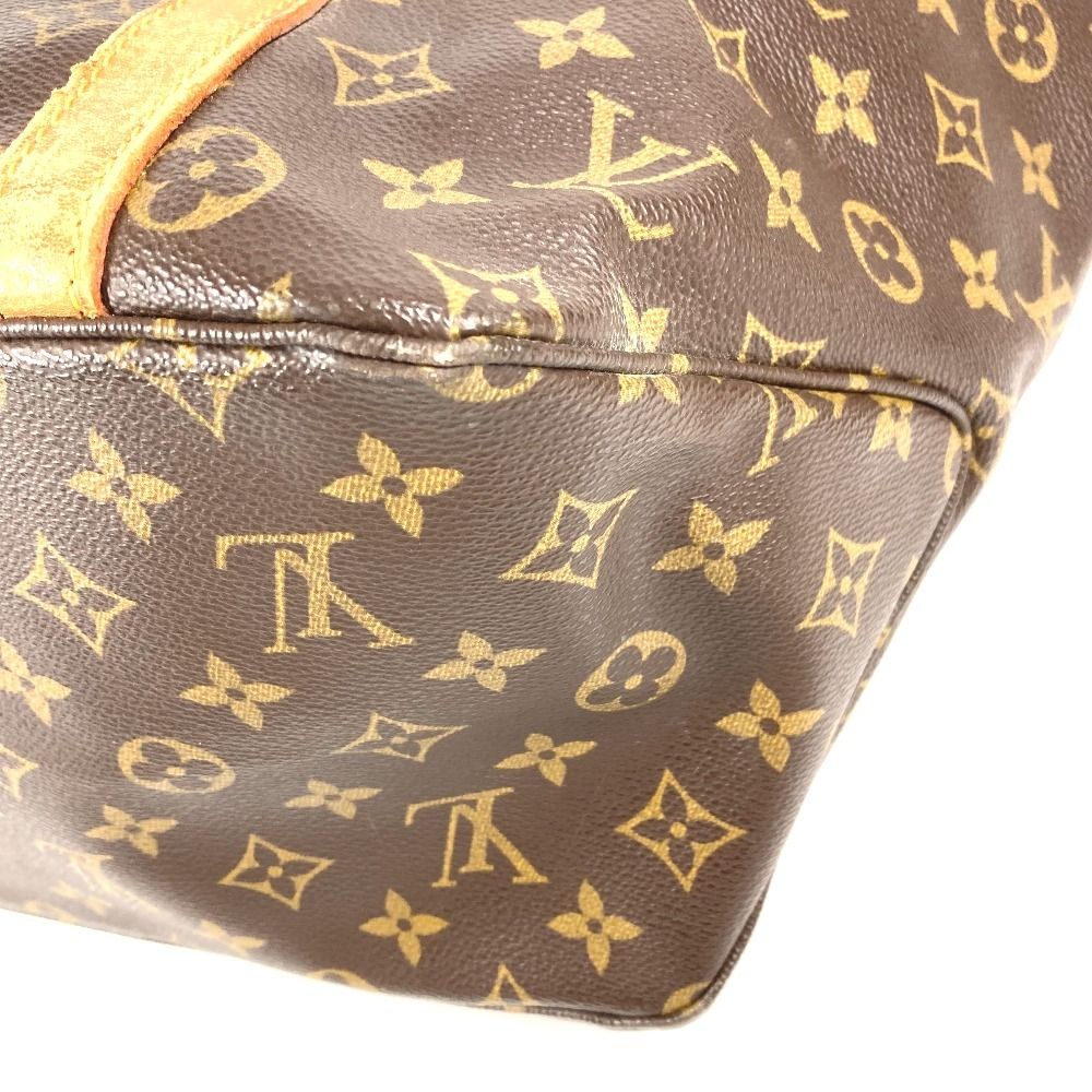 Louis Vuitton Shoulder Bag Sac Shopping Monogram Canvas Brown — view 6